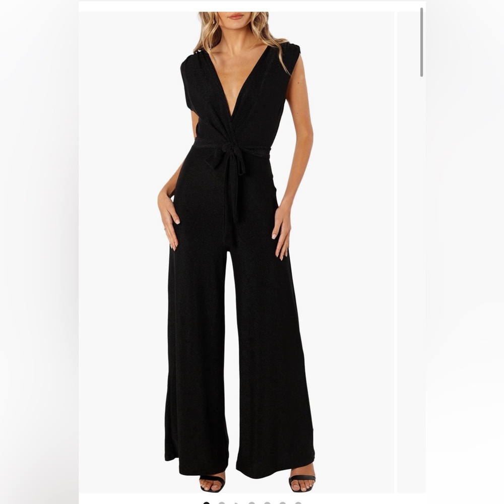Petal & Pup Black Wide Leg Jumpsuit